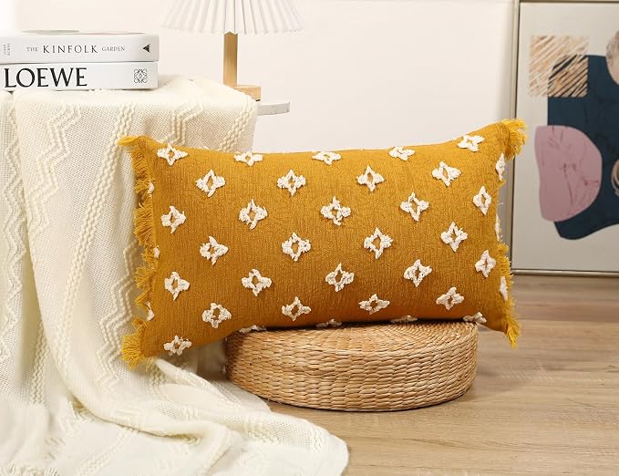 Boho Long Lumbar Pillow Cover 12x24 - Image 2