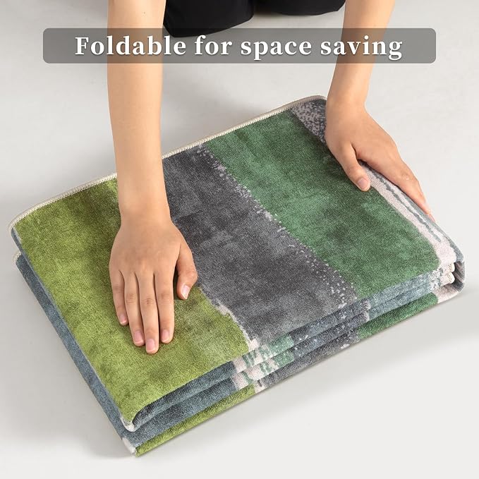 Ciicool 2x6 Washable Runner Rug, Modern Abstract Hallway Rugs Runner, Non-Slip - Image 7