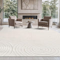 Beverly Rug Micro Loop Area Rug Light Gray 9x12 Geometric Modern Luxury by BeverlyRug