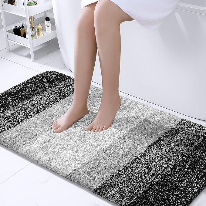OLANLY Bathroom Rug Mat 44x24, Extra Soft and Absorbent Microfiber Bath Rugs by OLANLY