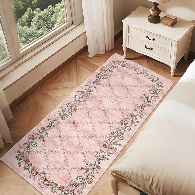 GarveeHome 2x6 Washable Floral Runner Rugs - Image 4