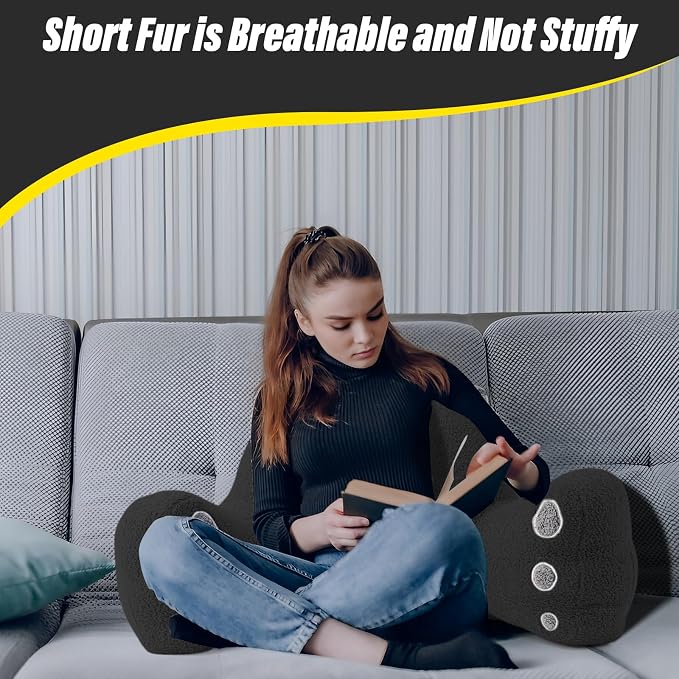 Reading Pillow for Sitting in Bed Couch Teens/Adult, Back Rest Pillow for - Image 8