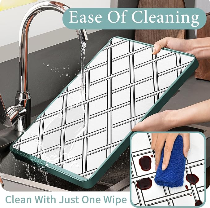 Drawer and Shelf Liner for Kitchen Cabinet: 17 in X 20 Ft Non Slip Waterproof - Image 4