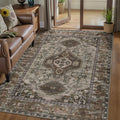 Tangsoo Washable Rug 4x6 Area Rug, Oriental Rug Indoor by Tangsoo