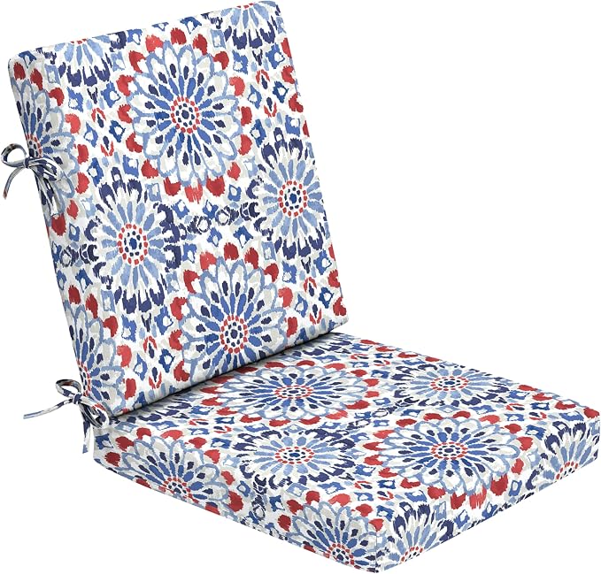 Arden Foam Outdoor Dining Chair Cushion, 20 x 20, Made by ARDEN