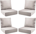 Luxury Outdoor Seat Cushion Set-24 x 24 x 6 Inch Outdoor Chair Cushions by NatureComfyOutdoorFurniture