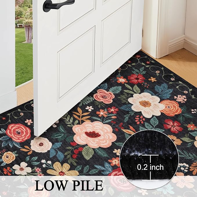 DUKINO 2x6 Runner Rug for Hallway, Washable Kitchen Runner Rug - Image 4