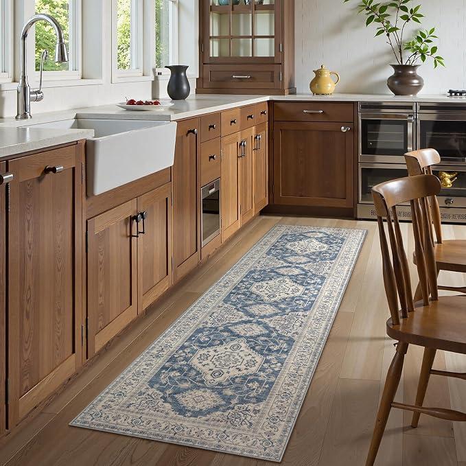 Lahome Oriental Hallway Runner Rug Non Slip, 2x8 Washable Runners - Image 3