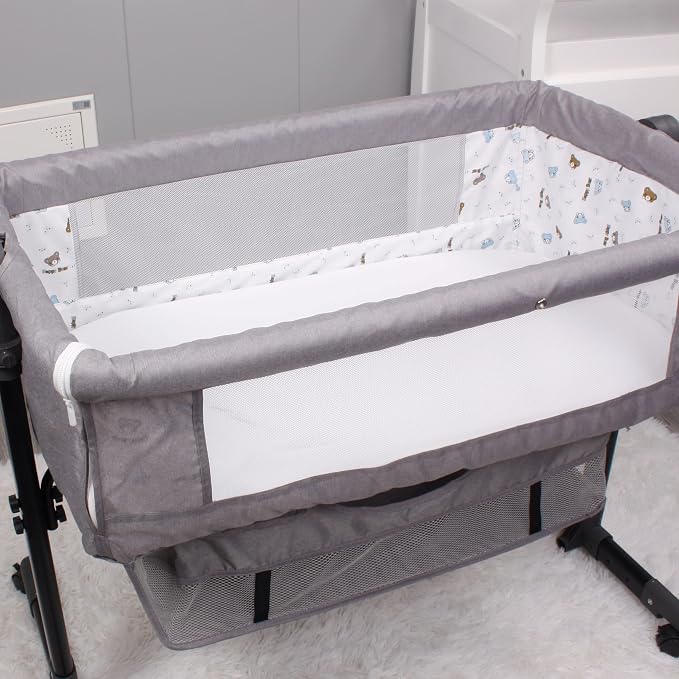 Belsden Pack of 3 Fitted Bassinet Sheet Set, Flexible Fit Various Bassinet - Image 3