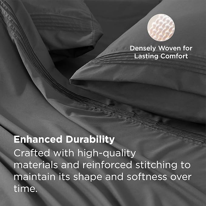 Bedsure Deep Pocket California King Sheet Sets - Image 6