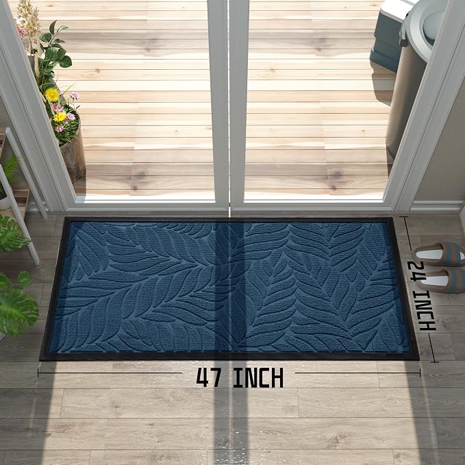 Yimobra 47x24 Large Door Mat Outdoor Indoor, All-Season Waterproof Door Mat - Image 2