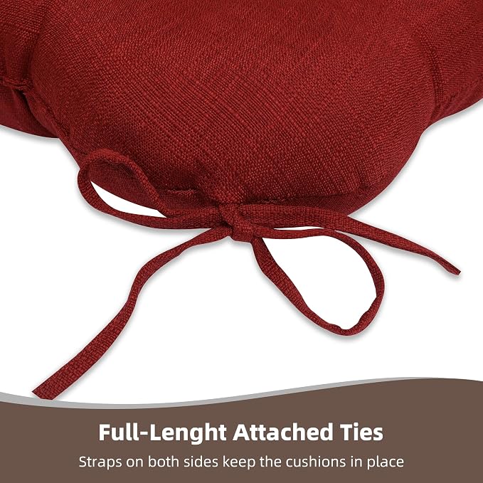 RACE LEAF Patio Chair Cushions 19x19 4 Pack, Thickened Outdoor Seat Cushions - Image 3