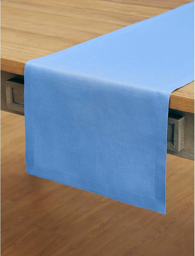 Solino Home Linen Table Runner 108 Inches Long - Image 2