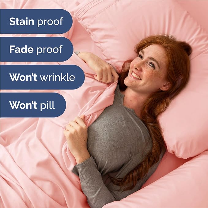 Split King Size 5 Piece Sheet Set - Image 5
