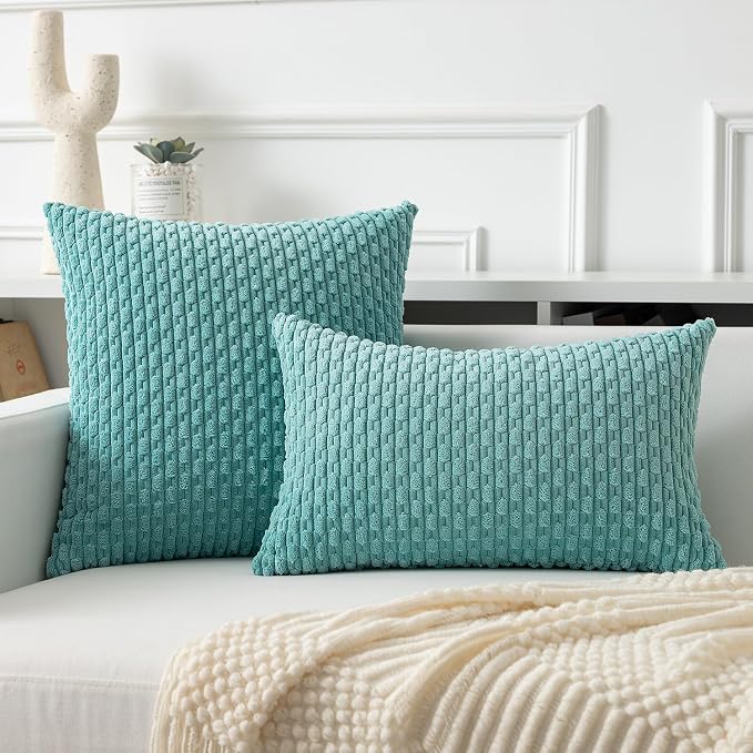 Kevin Textile 12x24 Inch Pillow Cover 1 Pack Boho Decorative Soft Striped - Image 4