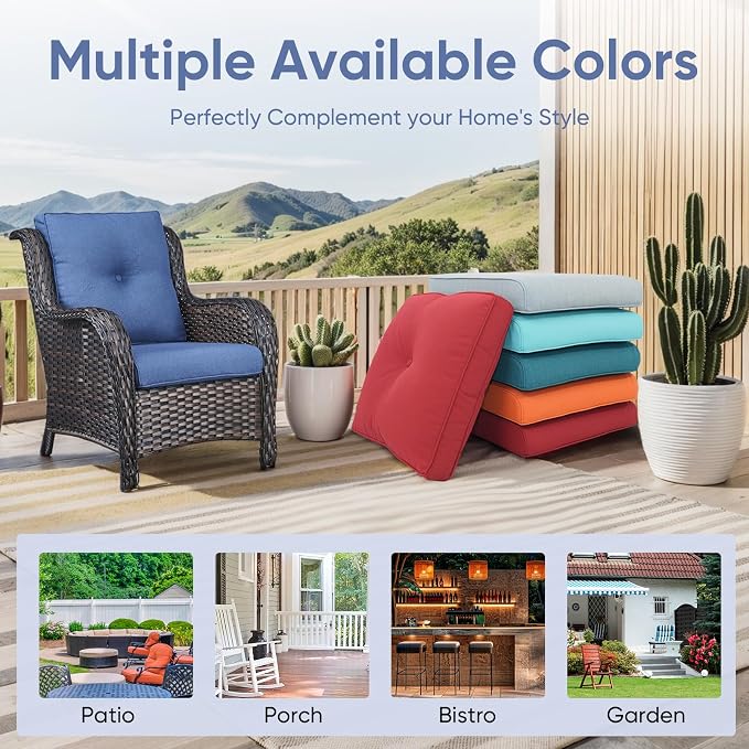 Patio Chair Cushions 4 Packs - Image 5