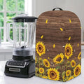 Sunflower Wood Grains Kitchen Blender Food Processor Dust Cover by NETILGEN