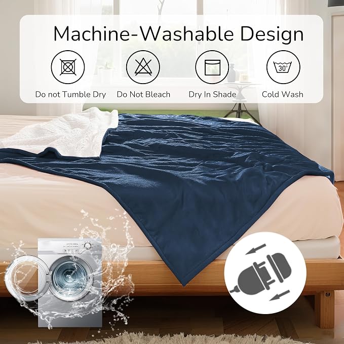 Electric Heated Blanket Queen Size 84"x90" - Image 4
