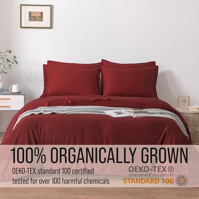 Bella Coterie 6 Piece Luxury Bamboo Viscose Queen Size Sheet Set | 100% - Image 4