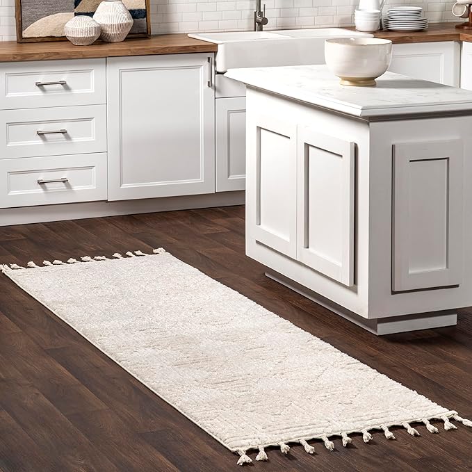 nuLOOM Kerry Cream, Soft and Cozy, High Traffic, Stain Resistant, Easy Clean by nuLOOM