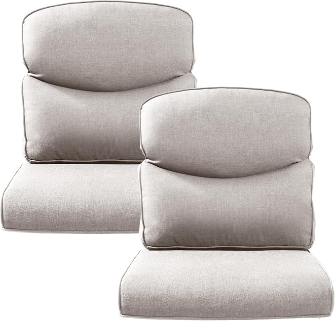 Outdoor Rattan Chair Cushions 2 Packs by Pugire