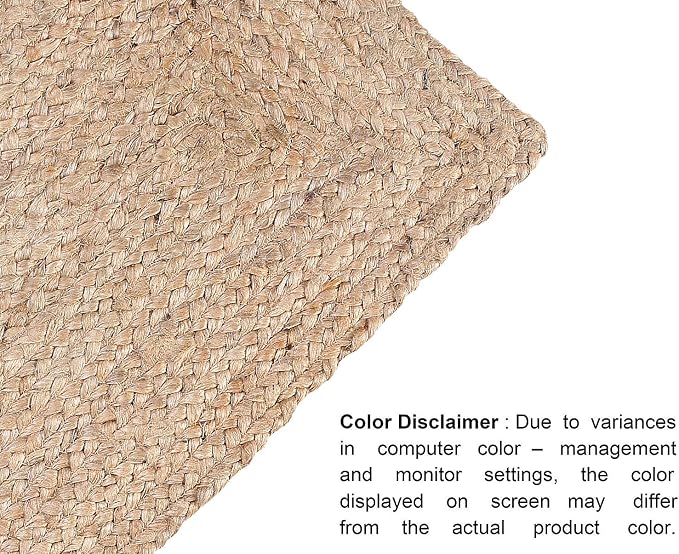 GLAMBURG Farmhouse Jute Burlap Table Runner 36 Inches Long, 13x36 Natural Jute - Image 2