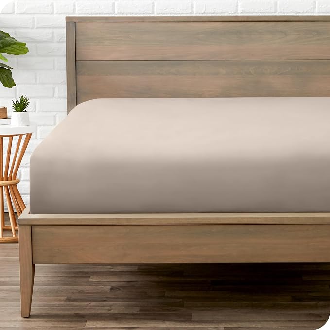 Bare Home Fitted Bottom Sheet Full Size by BareHome
