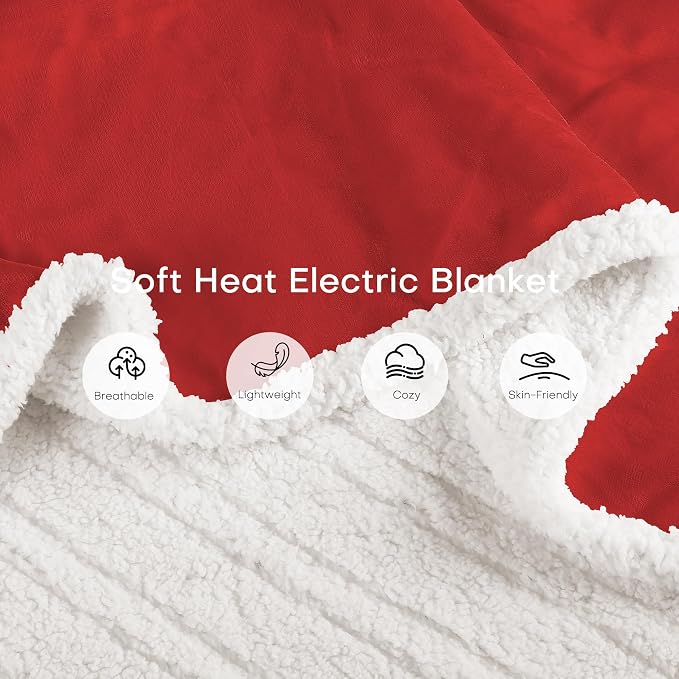 Electric Heated Blanket Full Size 72"x84" - Image 5