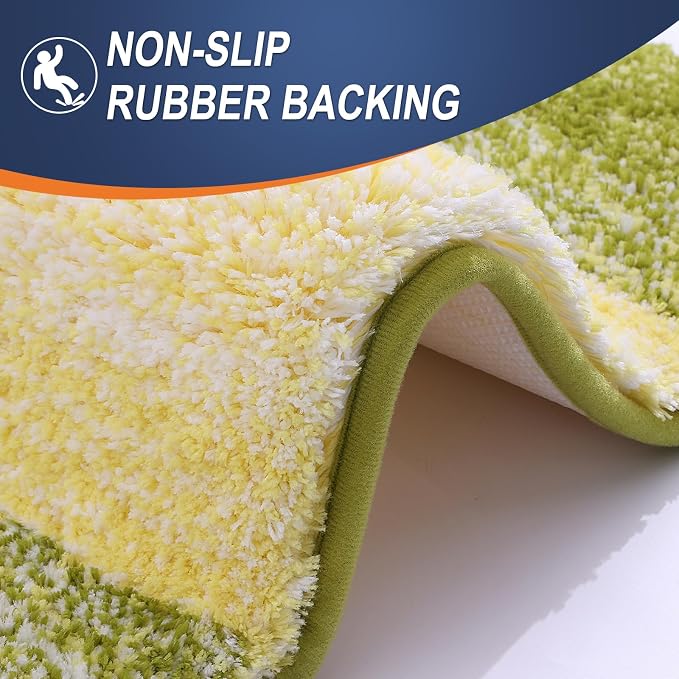 OLANLY Bathroom Rugs Mat 30x20, Extra Soft Absorbent Microfiber Bath Rugs - Image 5