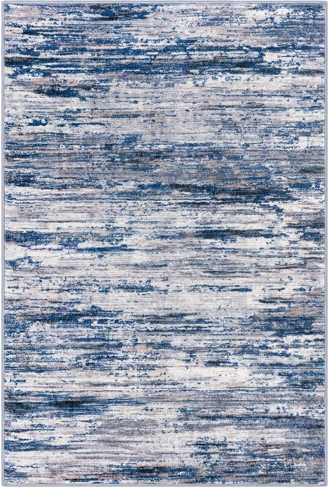 9x12 Modern Abstract Area Rug for Bedroom, Non-Shedding Rugs for Living Room - Image 8