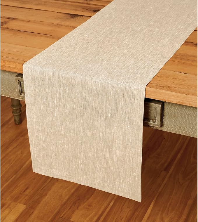 Solino Home Linen Table Runner 72 Inches Long by SolinoHome