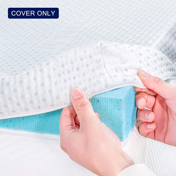 Subrtex 2 Inch Mattress Topper Cover Mattress Topper Protector Bedding Rayon - Image 7