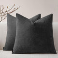 a moment Pack of 2 Decorative Chenille Throw Pillow Covers by amoment