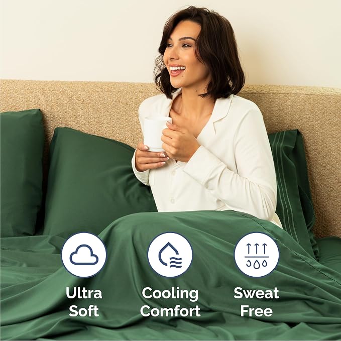 Cal King Size 4 Piece Sheet Set - Image 4