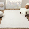LUXE WEAVERS Stella Collection 246 Cream 8x10 Modern Abstract Area Rug by LuxeWeavers