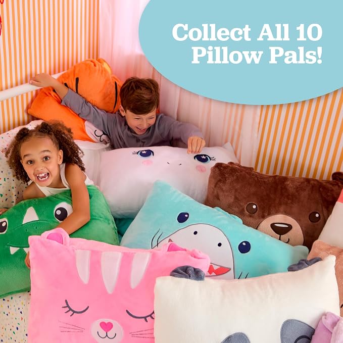 Saint Eve Kids Pillow Pals Fuzzy Pillow Case, Cute Animal Friends Soft Pillow - Image 6