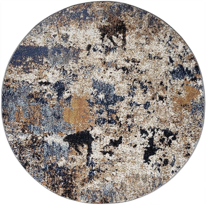 Keen Home Design Area Rugs - 8ft Round Non-Shedding - Image 2