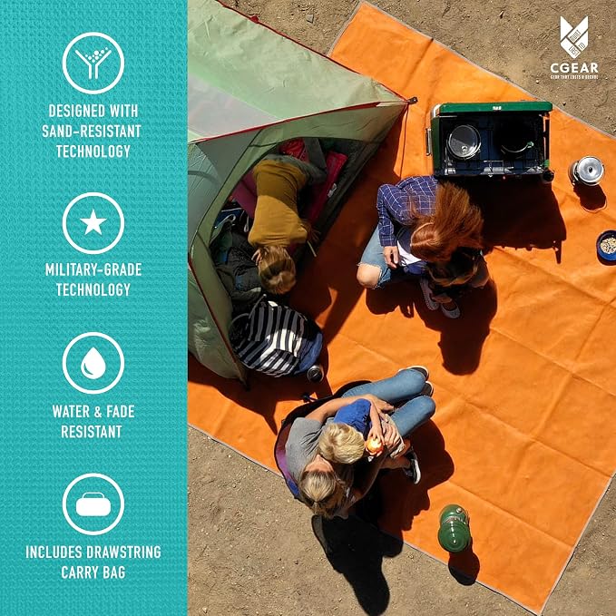 CGEAR Original Sand-Free Outdoor Rug Camping Mat - Image 7