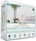King Size 78x80” Premium Bamboo Waterproof Mattress Protector, 100% Viscose by RestLine