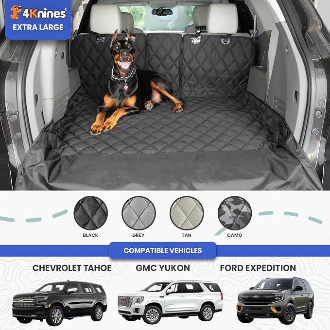 4Knines Split Cargo Liner for SUV – for Dogs & Pets, Heavy-Duty, Waterproof - Image 2