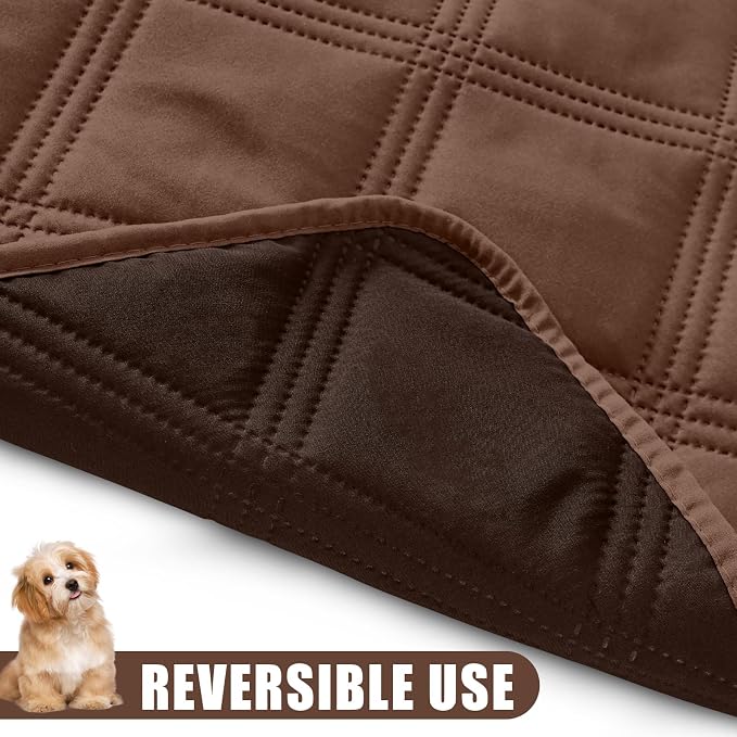 Smiry Waterproof Dog Bed Cover Blanket 82x120, Soft Reversible Pet Blanket - Image 3