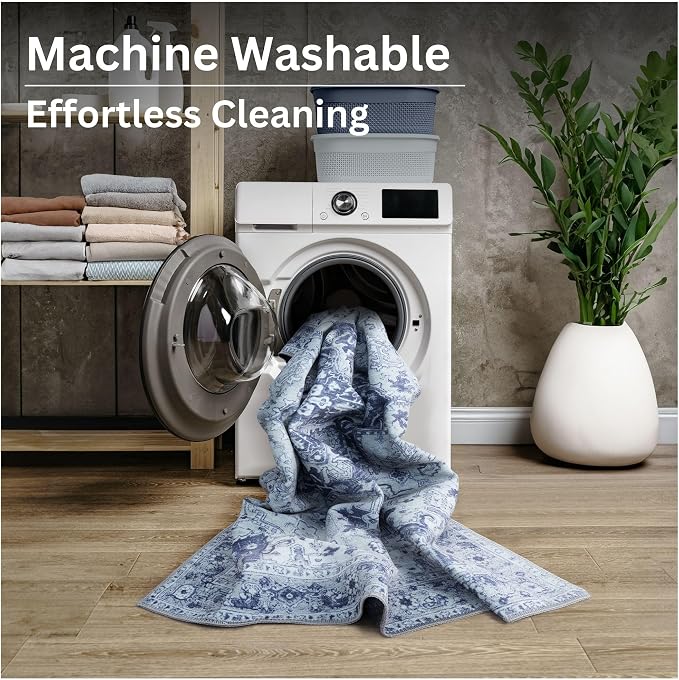 Bloom Rugs Washable Non-Slip 7 ft Runner - Image 9