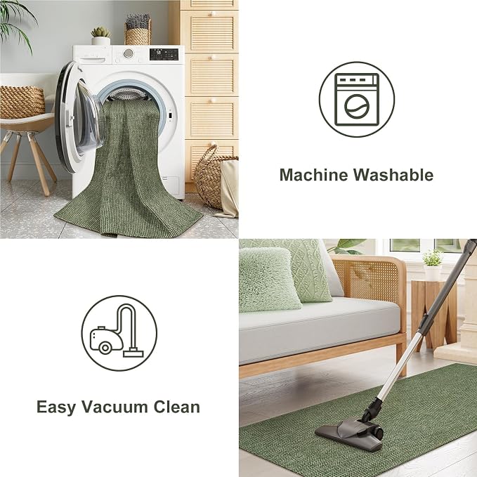 Uphome Kitchen Runner Rug, 2x7 Washable Boho Rug Runners - Image 5