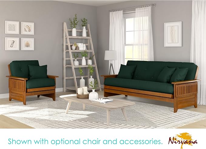 Nirvana Futons Brentwood Tray Arm Futon Sofabed Set - Image 2