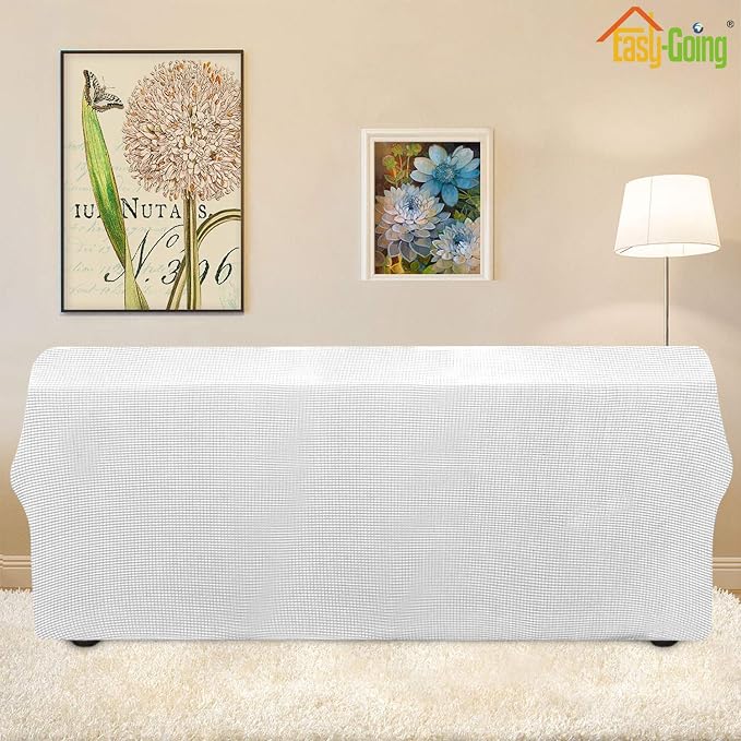 Easy-Going Stretch 4 Seater Sofa Slipcover 1-Piece Sofa Cover Furniture - Image 3