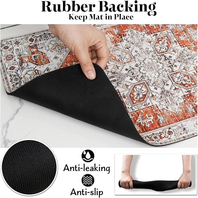 Dog Food Mats for Floors, Absorbent Quick Dry Pet Cat Food Mat, Dog Bowl Mats - Image 6