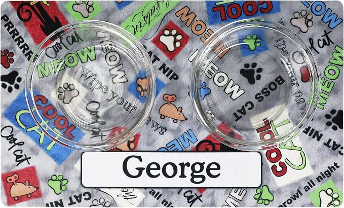 Drymate Personalized Pet Bowl Placemat, Custom Dog & Cat Food Feeding Mat - Image 2
