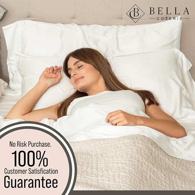 Bella Coterie Luxury Bamboo Viscose 34” Split Top King Size Sheet Set | 1 - Image 6