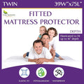 Twin Size Waterproof Mattress Protector by FourSeasonsEssentials