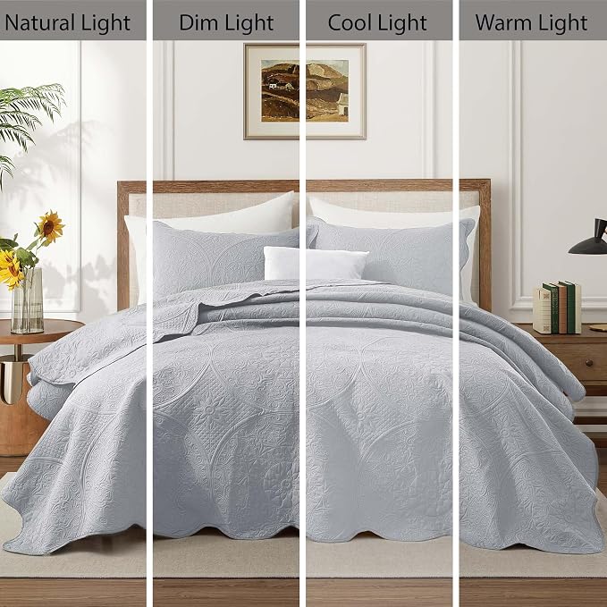 IR Imperial Rooms Twin Quilt Bedding Set Size + 1 Pillow Shams - Image 9